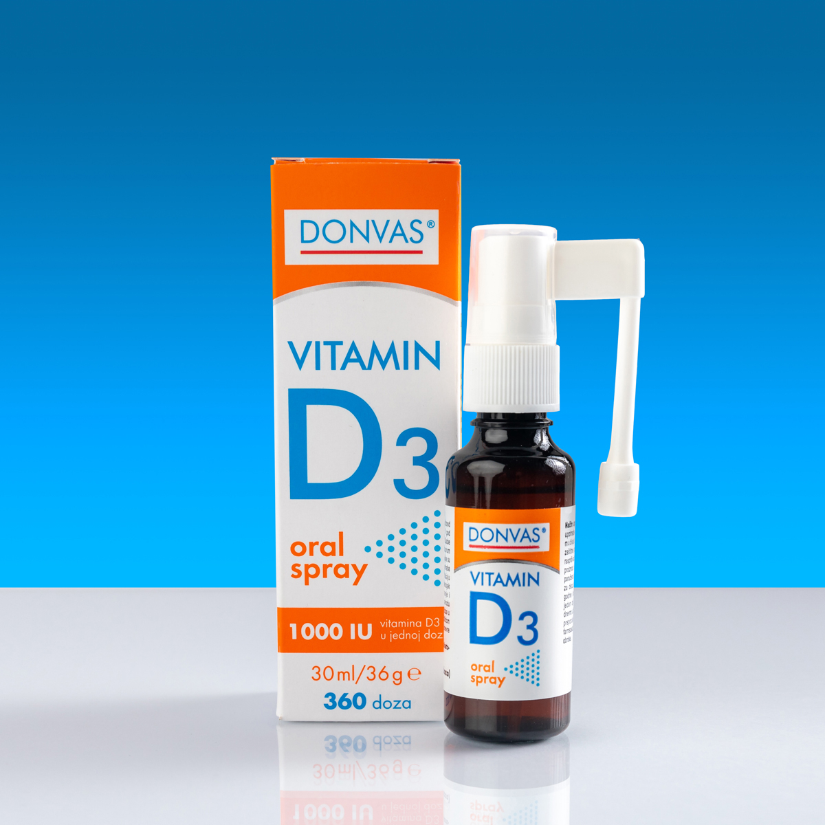 Vitamin D3 oral spray DONVAS®, rastvor za raspršivanje 30ml