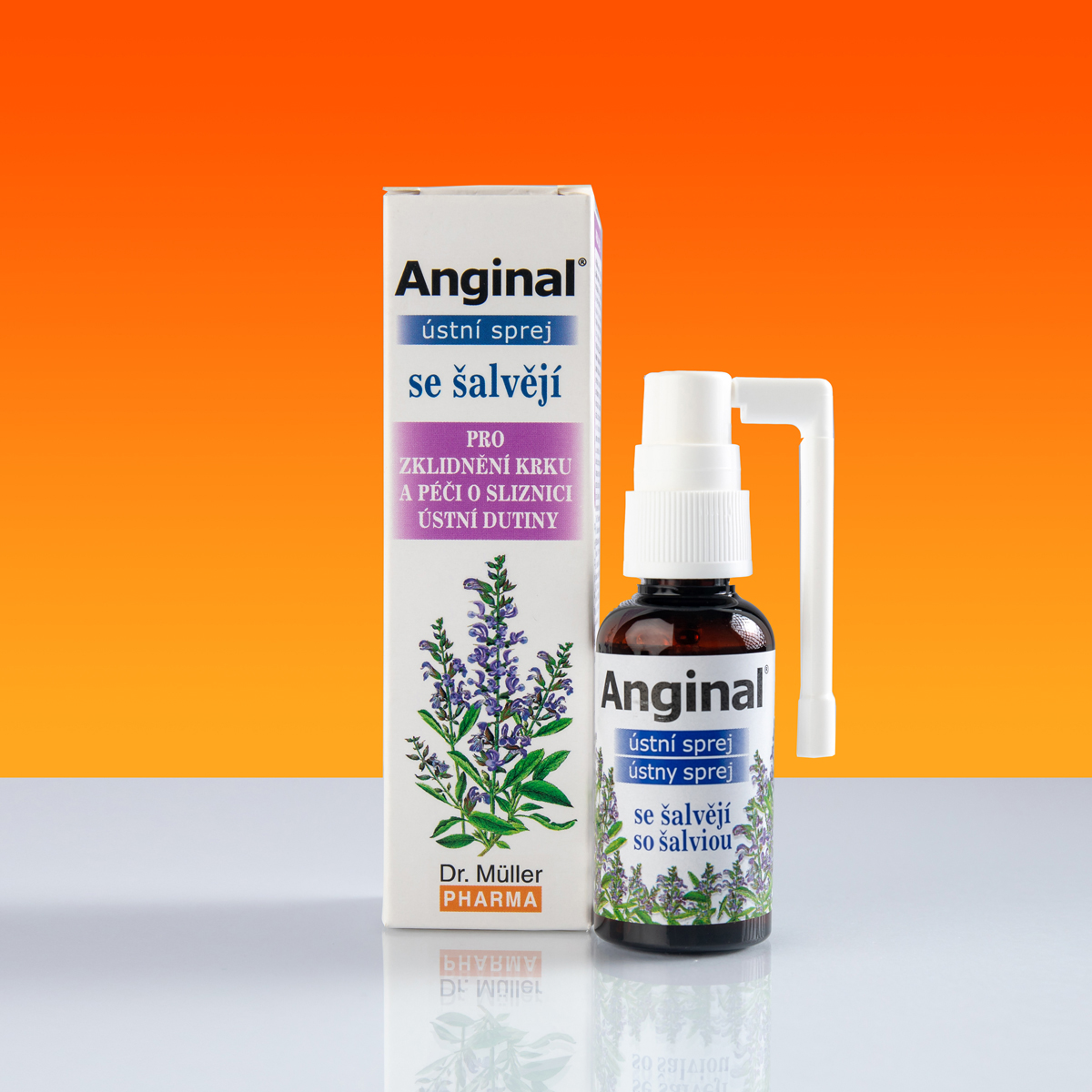 ANGINAL® mouth spray with SAGE, 30ml