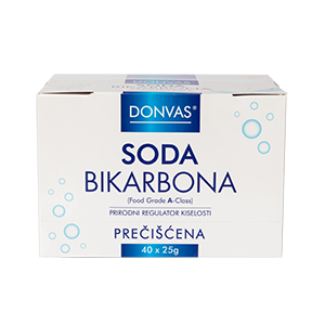 SODIUM BICARBONATE purified DONVAS®, bags 40 x 25 g
