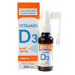 Vitamin D3 oral spray DONVAS®, spray solution 30ml